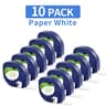 Compatible Dymo LetraTag 12mm Clear Label Tape Refills 5 Pack Or 10 Pack 7