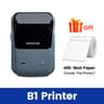 Portable Bluetooth Thermal Label Printer With 10 Rolls Of White Label Paper 6