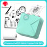 Portable Mini Thermal Printer 300 DPI Inkless Pocket Printer With Bluetooth And SelfAdhesive Paper 12
