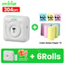 300 DPI Mini Bluetooth Thermal Printer 58mm Portable Sticker And Note Printer 6