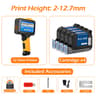 600DPI Handheld Inkjet Printer With FastDrying Ink For Date Batch Number QR Code And Logo Printing 7