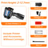127mm Handheld Inkjet Printer Portable Batch Code Expiry Date And QR Code Printing Machine 9