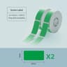 14 X 30mm FadeResistant Color Thermal Transfer Label Tape For B18 Label Printer 10
