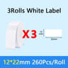 Waterproof Thermal Label Sticker Paper Rolls For D110 D101 D11 Printers 13