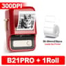 Portable Bluetooth Thermal Label Printer 200DPI 300DPI For Business And Home 12