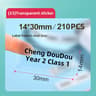 Transparent Waterproof Thermal Label Stickers For D11 D110 Mini Printers 7