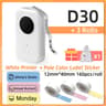 D30 Mini Wireless Bluetooth Thermal Label Maker Portable Inkless Sticker Printer 9