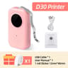 Mini Bluetooth Thermal Label Maker Portable Inkless Sticker Printer 9
