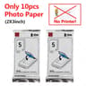 Portable Mini Bluetooth Photo Printer With 2x3 Inch Color StickyBack Prints 7