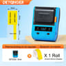 Portable 64mm Bluetooth Thermal Cable Label Printer For Barcode And QR Code Printing 14