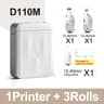 D110 Mini Bluetooth Thermal Label Printer Portable Wireless Inkless Label Maker 8
