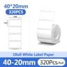 Waterproof White Thermal Label Sticker Roll For B1 B21 Printers 15