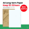 A4 Thermal Printer Paper Roll And Folded QuickDry Printing Paper For A40 7