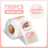 Waterproof White Round Thermal Label Stickers For Shipping And Product Packaging 8