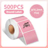Waterproof White Round Thermal Label Stickers For Shipping And Product Packaging 22