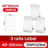 40 X 30mm White Thermal Label Stickers For M108 M110 M120 M200 M220 M221 Printers 12