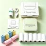 Portable Wireless Mini Thermal Photo Printer With 12 Paper Rolls And USB Charging 6