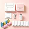 Portable Wireless Mini Thermal Photo Printer With 12 Paper Rolls And USB Charging 9
