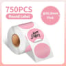 Waterproof Round Thermal Label Stickers 5001000PCS For 241 Printer 15