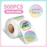 Waterproof Round Thermal Label Stickers 5001000PCS For 241 Printer 19