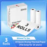 A4 Thermal Paper Rolls 210mm For Portable Printers Inkless Printing 234 Rolls 6