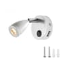 12V 24V LED RV Reading Light With USB Charging Port And Switch For Camper Boat And Bedroom 6