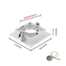Adjustable Square Recessed Ceiling Light Frame For GU10 MR16 LED Spotlights 7