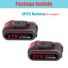 21V 7500mAh High Capacity Rechargeable Lithium Battery For Cordless Power Tools 7