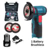 12V Cordless Mini Angle Grinder 19500 RPM Electric Cutting And Polishing Tool 8
