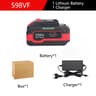 18V 20V 21V High Capacity Rechargeable Lithium Ion Battery For Cordless Power Tools 8