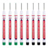 8PCS 20mm Deep Hole Marker Pens Waterproof Long Nib Marking Tools For Woodworking And Metal 25