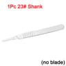 10PCS Precision Carbon Steel Scalpel Blades With Handle For DIY Craft Cutting And PCB Repair 11