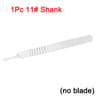 10PCS Precision Carbon Steel Scalpel Blades With Handle For DIY Craft Cutting And PCB Repair 10