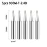 5PCS 900MT Soldering Iron Tips Set For Precision Electronics Repair 6