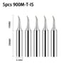 5PCS 900MT Soldering Iron Tips Set For Precision Electronics Repair 14