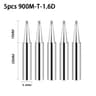 5PCS 900MT Soldering Iron Tips Set For Precision Electronics Repair 9