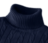 Mens Turtleneck Sweater Casual Knitted Rollneck Warm Jumper 1