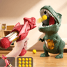 Dinosaur Shooting Toy Set Tyrannosaurus Rex Ball  Soft Bullet Blaster Interactive Puzzle Toy For Ki 1