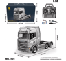 HUINA RC Alloy Tractor Truck 1 18 Scale 19 Channel Engineering Trailer With Lights  Sound 2