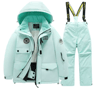 Childrens Winter Ski Suit Windproof Waterproof Snow Jacket For Boys And Girls 15