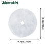 Creative Christmas Tree Skirt 3840cm Holiday Tree Base Carpet For Festive Decor 3