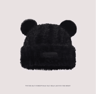 Oversized Fluffy Bear Hat Chunky Knit Fleece Lined Winter Beanie For Women 3
