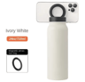 Insulated Sports Water Bottle With Magnetic Phone Holder And Built In Stand 1