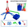 Foot Powered Flying Rocket Launcher Toy Outdoor Stomp Rocket Cannon For Kids 2