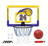 Foldable Childrens Basketball Stand Wall Mounted Indoor Outdoor Silent Shooting Hoop No Drilling Re 4