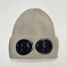 Winter Windproof Knitted Beanie With Glasses Unisex Warm Skull Cap For Outdoor Cold Protection 2