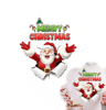 3D Christmas Santa Claus Wall Sticker Break Through Wall Holiday Decor Decal 1