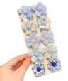 10 Piece Sweet Flower And Bow Hair Ties Cute Elastic Hair Bands For Little Girls In Candy Colors 3