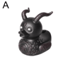 Gothic Satan Duck Statue Punk Rock Duck Figurine Tabletop Collectible Decor 5
