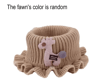 Kids Knitted Giraffe Scarf Collar Cartoon Ruffle Neck Warmer Detachable Dickey 1